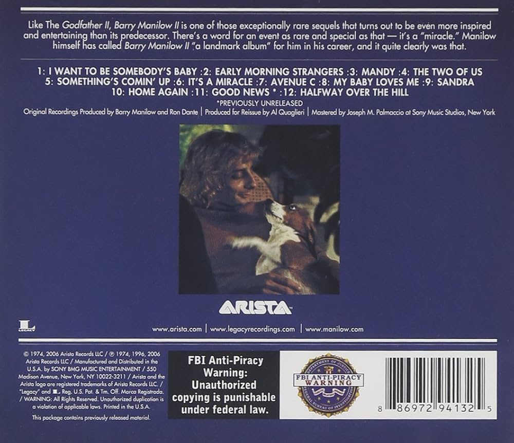 Amazon.co.jp: Barry Manilow 2 (Exp): Music
